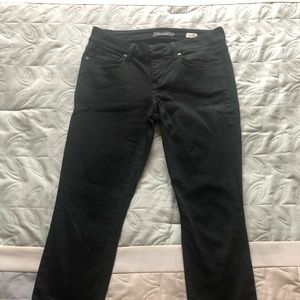 Level 99 Lily Crop skinny straight - black size 29